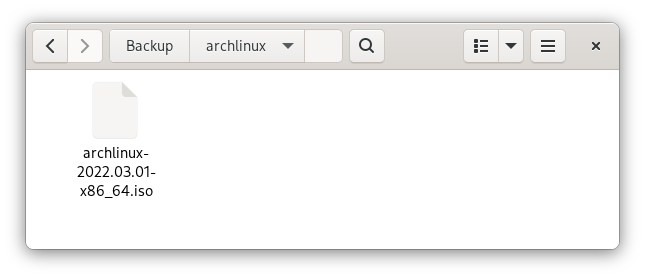 Arch Linux installation start