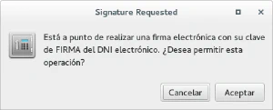 Confirmación de firma digital con el DNIe