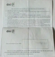 Documento con el PIN del DNIe (2)