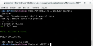 Ejecutar teses Jasmine con Grunt Ejecutar teses Jasmine con Grunt