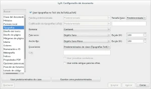 Tipografías, LyX