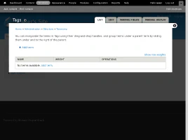 Etiquetas taxonomía
