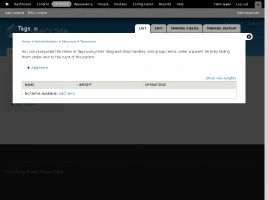 Etiquetas taxonomía