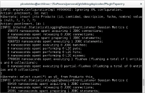Trazas de ejecución del listener Trazas de ejecución del listener