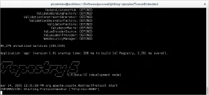 TomcatEmbedded iniciado TomcatEmbedded iniciado