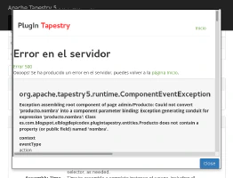 Página dashboard Página dashboard