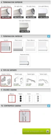 Opciones personalización 6-10