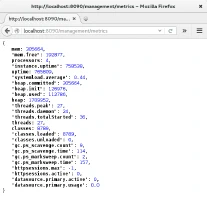 Spring Boot Actuator endpoint Metrics