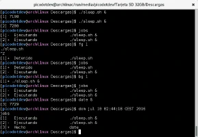 Trabajos en primer y segundo plano Trabajos en primer y segundo plano