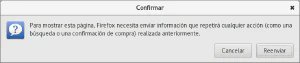 Diálogo recargar después de petición POST en Firefox Diálogo recargar después de petición POST en Firefox