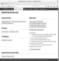 Administración de CUPS