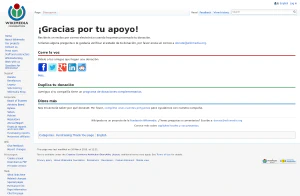 Donación Wikipedia Donación Wikipedia