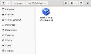 Archivo VMDK de instalación de macOS para Virtualbox