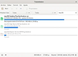 Descarga de macOS mediante torrent Descarga de macOS mediante torrent