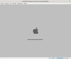 Inicio de la instalación de macOS Catalina