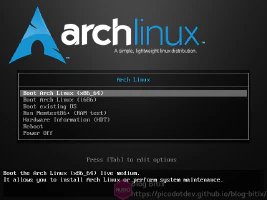 Instalador de Arch Linux (1)