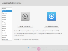 Instalador de elementary OS