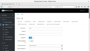 Keycloak client