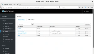Keycloak roles Keycloak roles