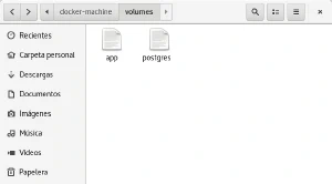 Archivos de volúmenes en el sistema de archivos del host Archivos de volúmenes en el sistema de archivos del host