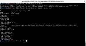 Servicio de nginx con una réplica Servicio de nginx con una réplica