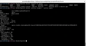 Servicio de nginx con una réplica Servicio de nginx con una réplica