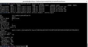 Servicio de nginx escalado a cuatro réplicas Servicio de nginx escalado a cuatro réplicas