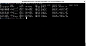 Actualización de la imagen del servicio de nginx Actualización de la imagen del servicio de nginx