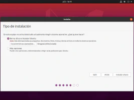 Instalación de Ubuntu