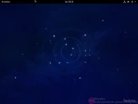 Fedora with GNOME desktop environment