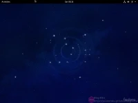 Fedora with GNOME desktop environment