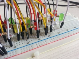 Cableado de las luces LED del árbol de navidad Cableado de las luces LED del árbol de navidad