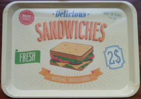 Bandeja Balvi modelo sandwiches