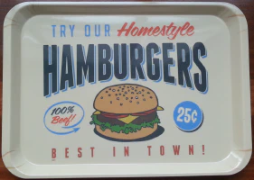 Bandeja Balvi modelo hamburgers