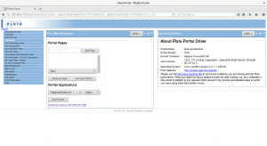 Página de administración de portlets de Apache Pluto Página de administración de portlets de Apache Pluto