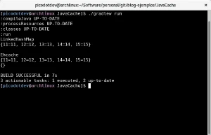 Ejecución del ejemplo Ejecución del ejemplo