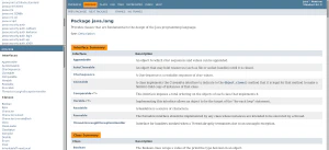 Estilos por defecto de la documentación Javadoc Estilos por defecto de la documentación Javadoc