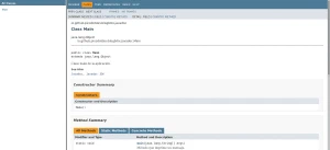 Documentación Javadoc Documentación Javadoc