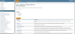 Documentación Javadoc del JDK Documentación Javadoc del JDK