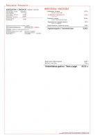 factura con termo eléctrico