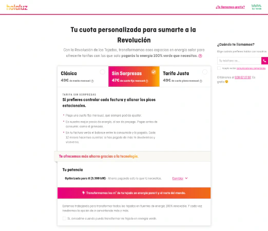 Contratación Holaluz Contratación Holaluz