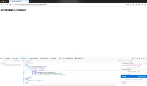 JavaScript Debugger JavaScript Debugger