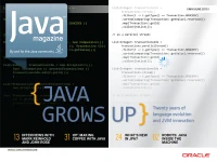 Java Magazine 2015 Mayo/Junio Java Magazine 2015 Mayo/Junio