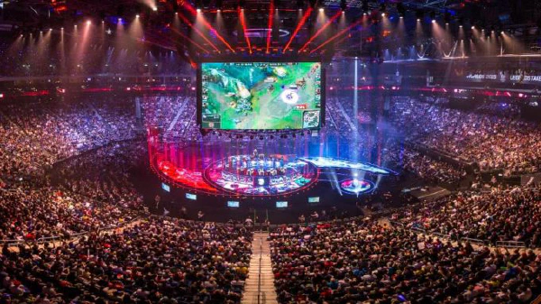 Estadio de una final de League of legends