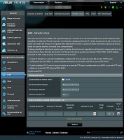 Panel de un router para hacer NAT