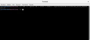 Datos escritos a una partición Datos escritos a una partición