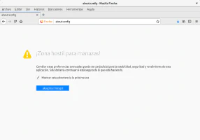 Configuración de Firefox optimizado para SSD