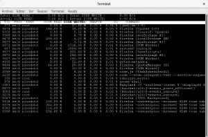 Entrada y salida con las opciones de Firefox por defecto Entrada y salida con las opciones de Firefox por defecto