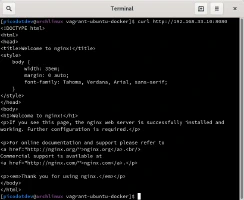 curl (desde el host) curl (desde el host)