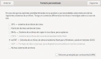 Formatear dispositivo de almacenamiento Formatear dispositivo de almacenamiento